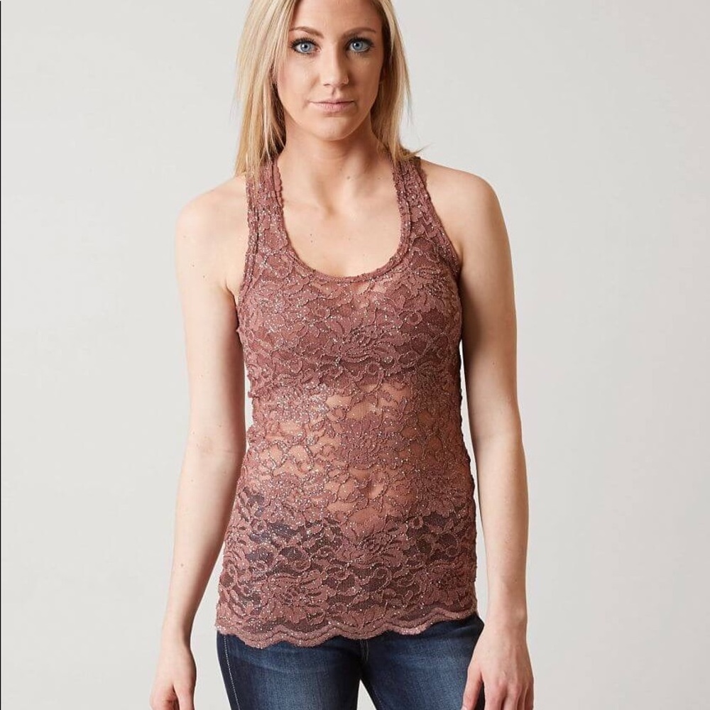 BKE Women’s Glitter Tank Top